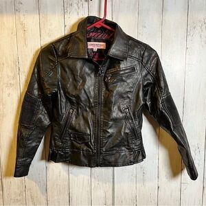 Vintage Urban republic girls collection size 10 black faux leather